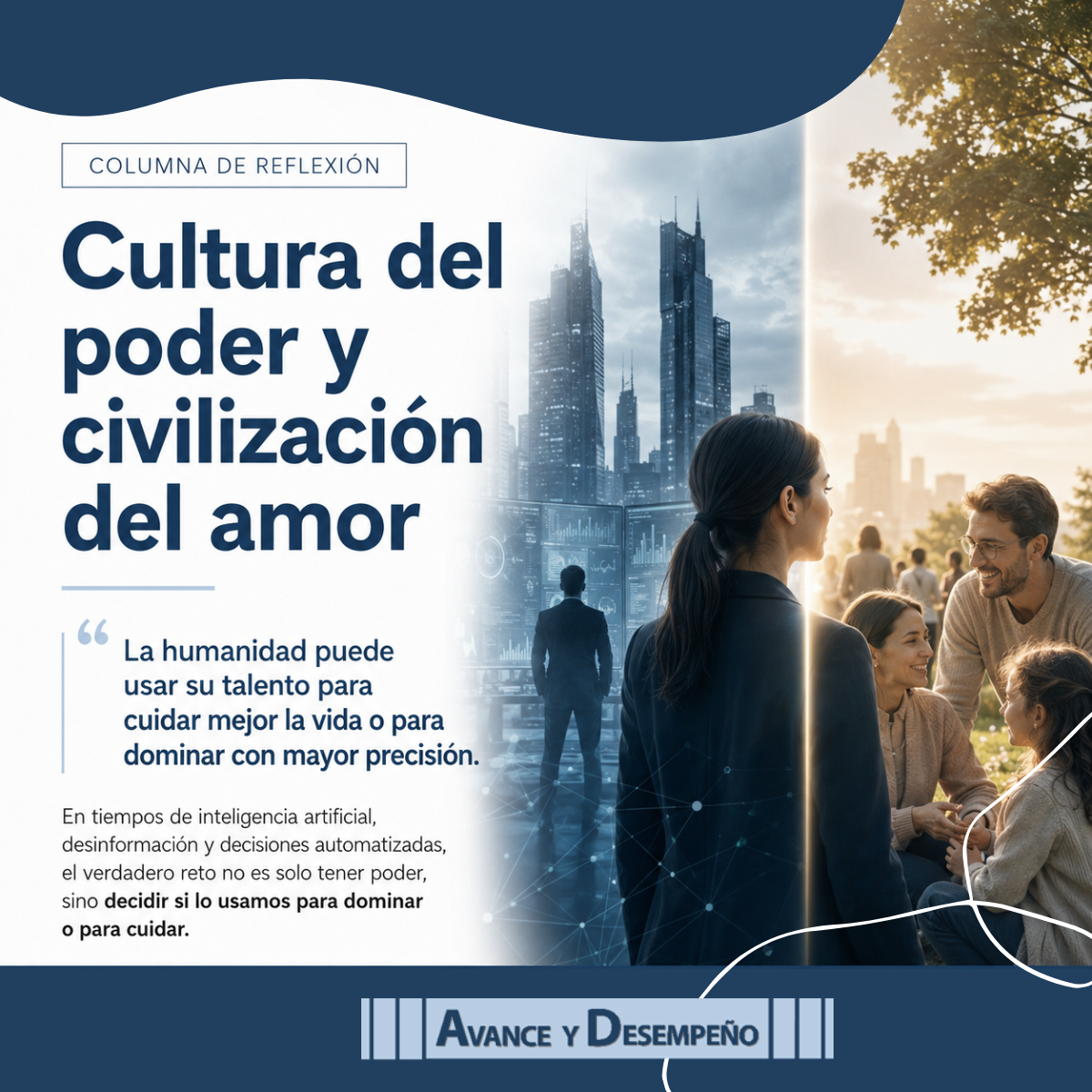 Cultura del poder y civilización del amor